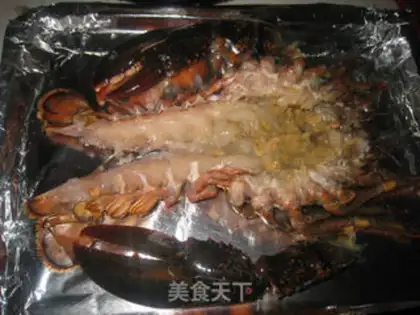 Make Garlic cream roasted lobster step 5