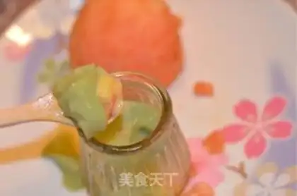 Make Peach pudding step 6