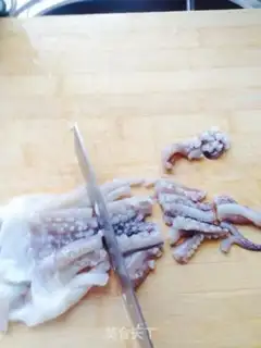 Make Squid garlic step 0