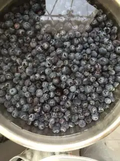 Make Blueberry jam step 1