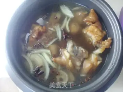 Make Soy pig hoofs step 5