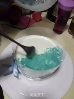Make Sea yogurt mousse cake step 6