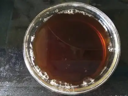 Make Honey lemon tea freeze step 1