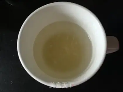 Make Honey lemon tea freeze step 2