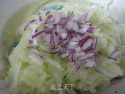 Make cucumber eggs with pepper dumplings step 3
