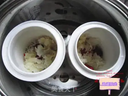 Make Silver-eared rice porridge step 6