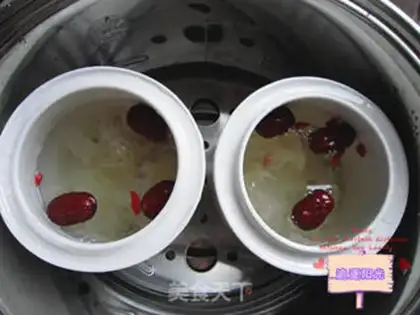 Make Silver-eared rice porridge step 7