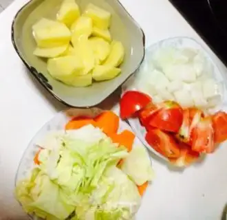 Make Cowtail borscht step 7