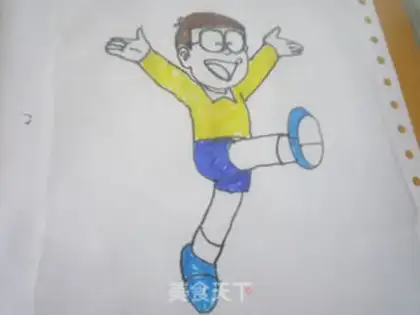 Make Nobita birthday cake step 23