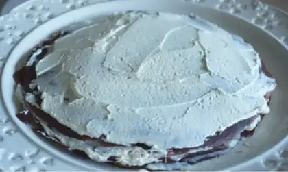Make Chocolate lasagna step 5