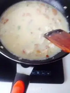 Make Fresh corn congee step 6