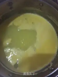 Make Corn eggflower sweet soup step 4