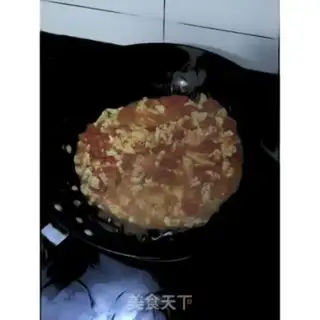 Make Tomato fried eggs step 10