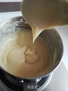 Make Cream pea powder step 4
