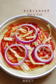 Make Golden Orléan chicken pizza step 5