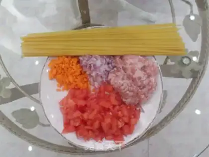 Make Homemade ketchup pasta step 0