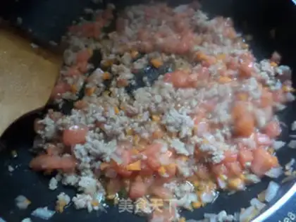 Make Homemade ketchup pasta step 4