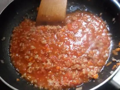 Make Homemade ketchup pasta step 5