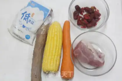 Make Mountain medicine corn scrawny soup step 0