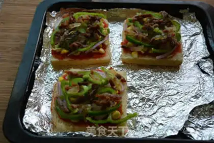 Make Toast pizza step 4