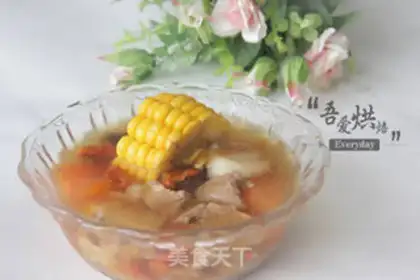 Make Mountain medicine corn scrawny soup step 3