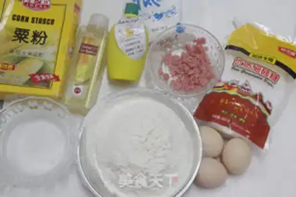 Make Ham chime cake step 0
