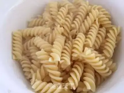 Make Butter mushroom bacon pasta step 3