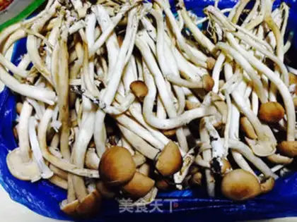 Make Five flowers to blow up tea and mushrooms step 1