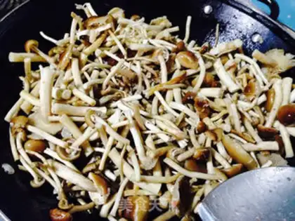 Make Five flowers to blow up tea and mushrooms step 3