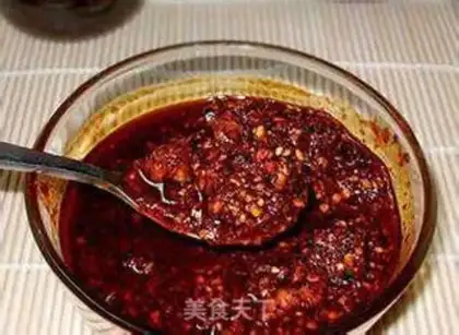 Make Spicy oil step 7