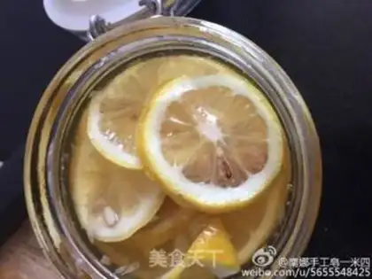 Make Lemon honey tea step 2