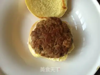 Make Bear Burger step 12