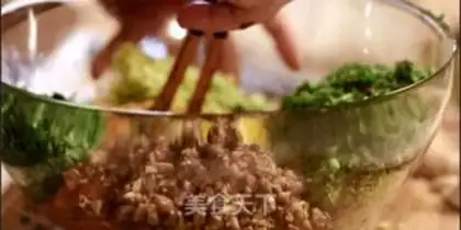 Make Three or three, nine dumplings step 4