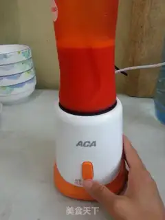 Make Peach shake step 3