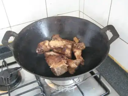 Make A big line of noodles step 1