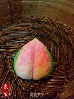 Make Peach buns step 10