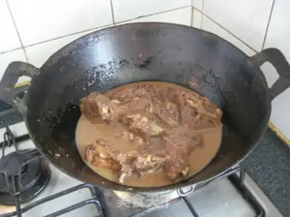 Make A big line of noodles step 5