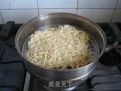 Make A big line of noodles step 8