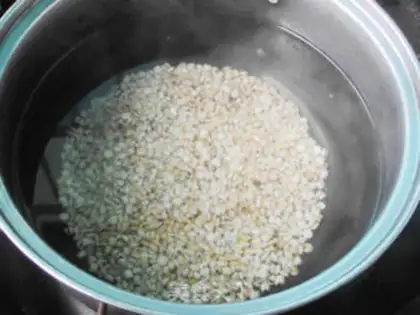 Make Rice lilies step 2
