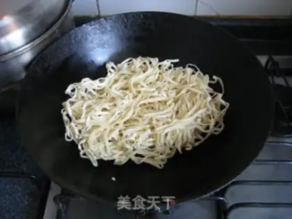 Make A big line of noodles step 12