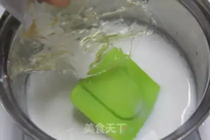 Make Coconut rice cake step 3