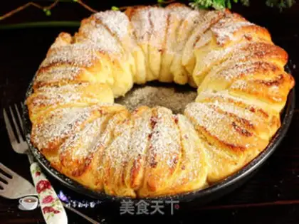 Make Coconut round bread step 16