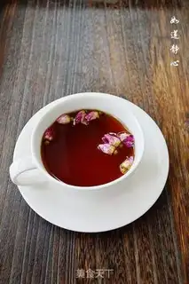Make Rose milk tea step 5