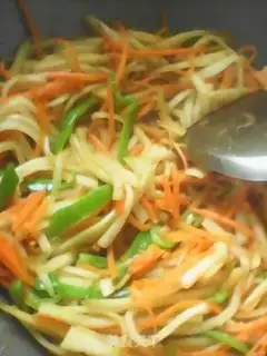 Make Three pieces of meat step 3