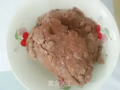 Make Red and green bean cake step 7
