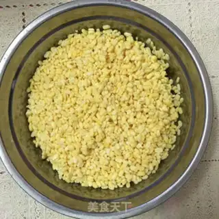 Make Green bean cake step 1