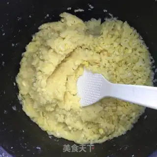 Make Green bean cake step 4