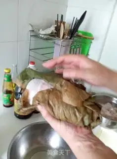 Make Hair-leaf pig elbow step 1