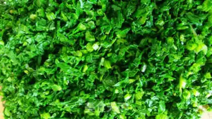 Make Celery leaves step 4