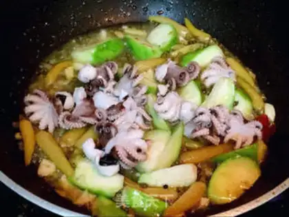 Make Pepper octopus step 5